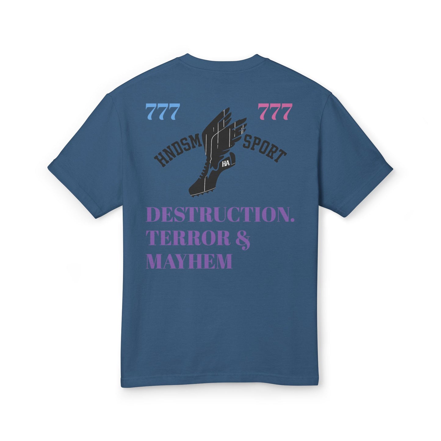 HANDSUM Destruction Graphic Tee — Japanese Logo Streetwear
