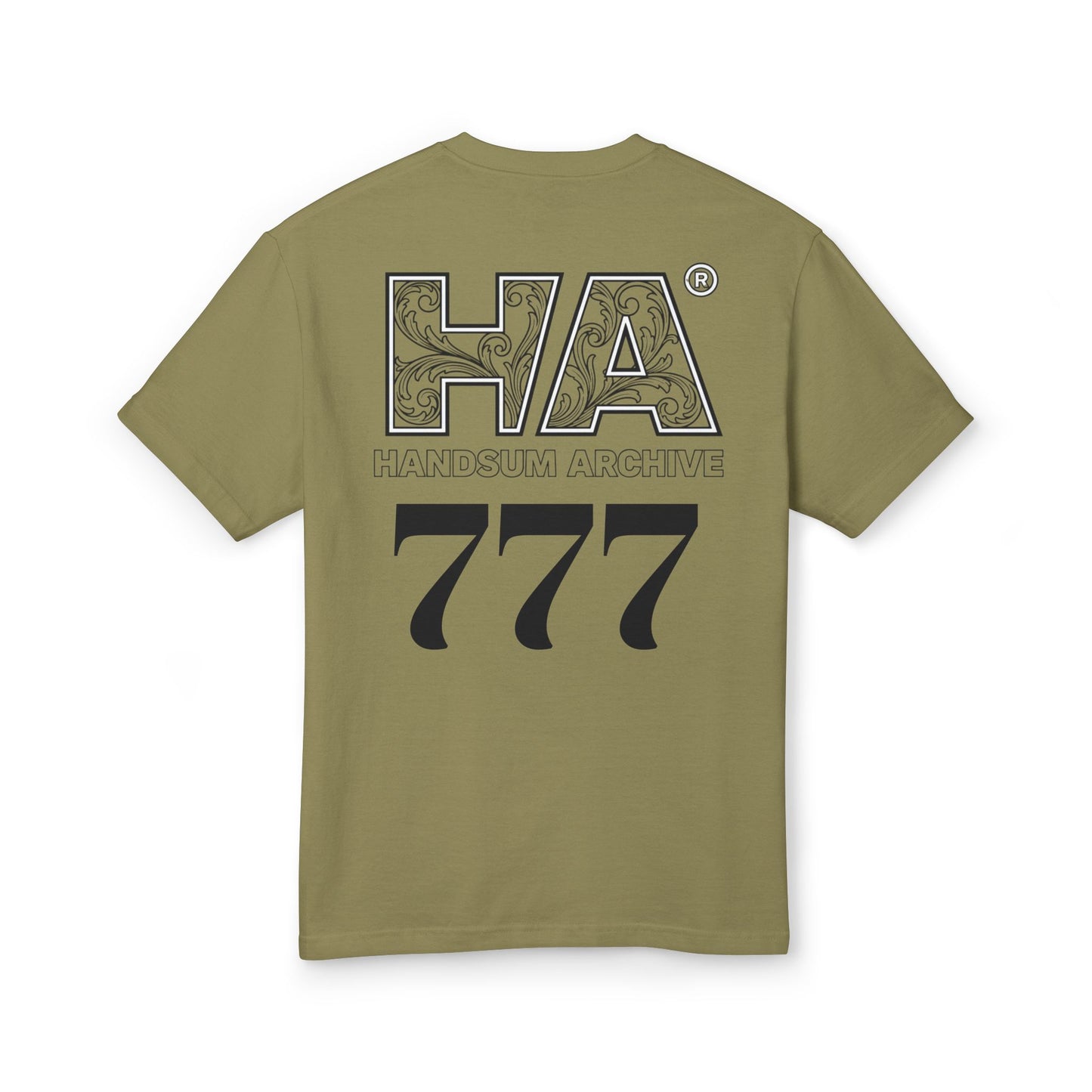 Handsum Brains Graphic Tee — Vintage Cocktail Lightning Design