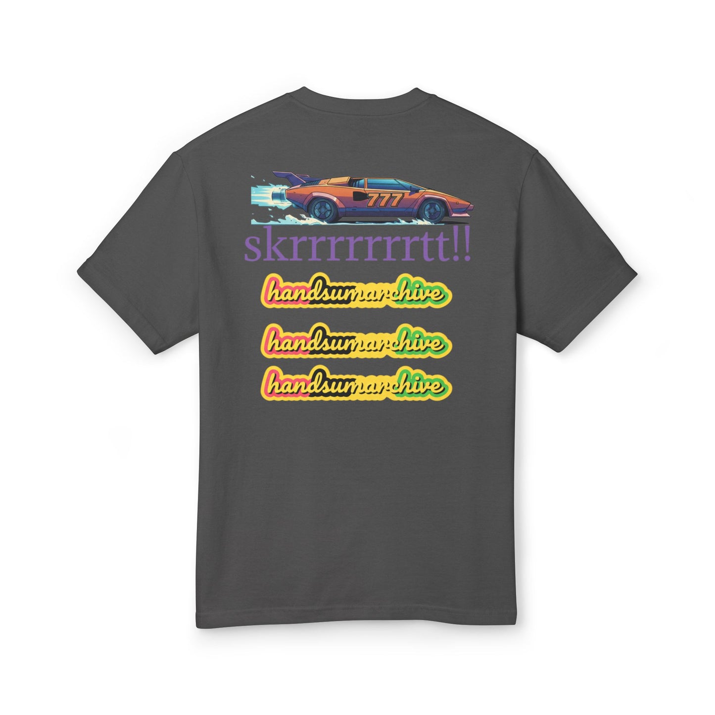 Handsum Bull Tee | Retro Racing Car skrrrrrtt!! Tee