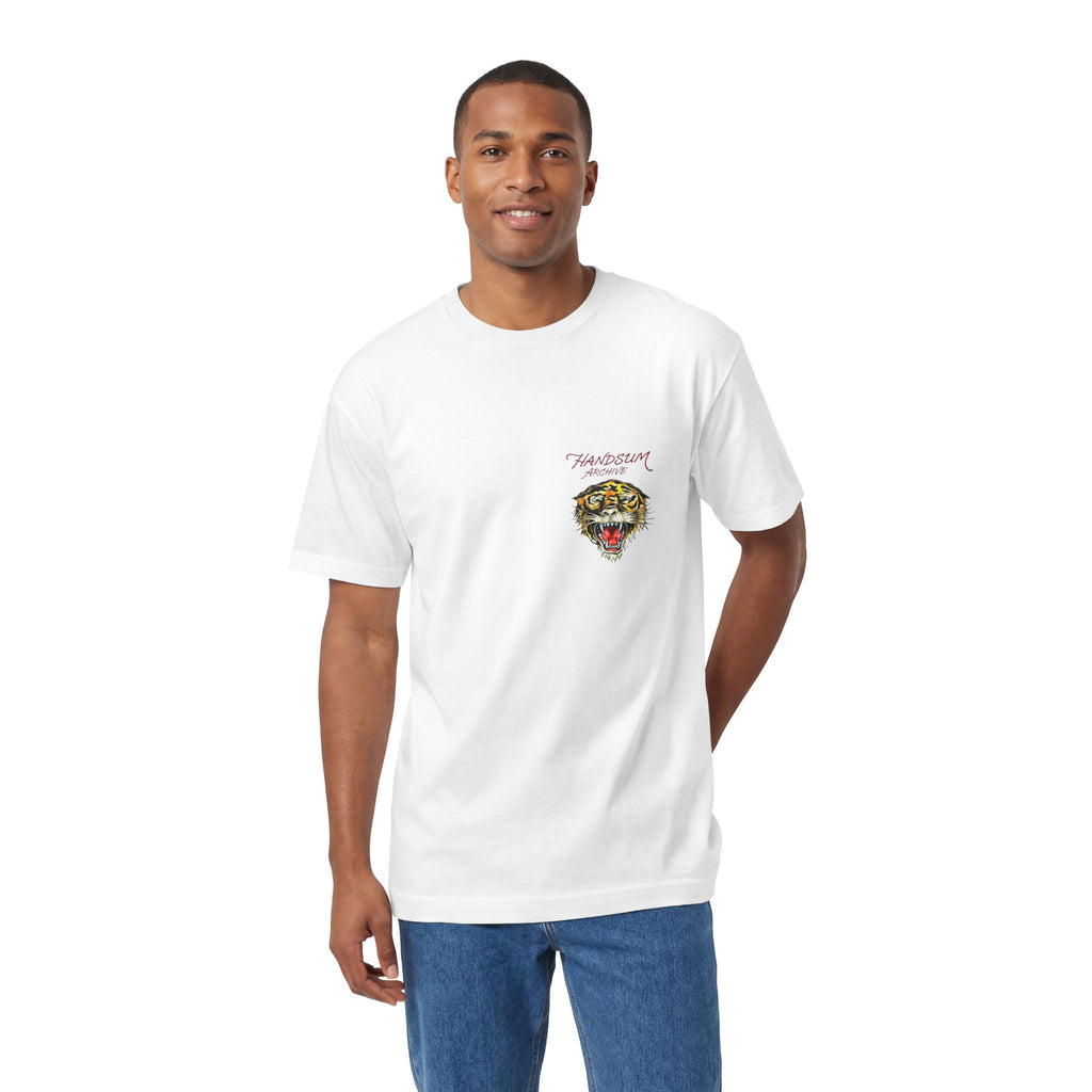 Salty Tiger Tee — “The Handsum Archive” Retro Logo T-Shirt