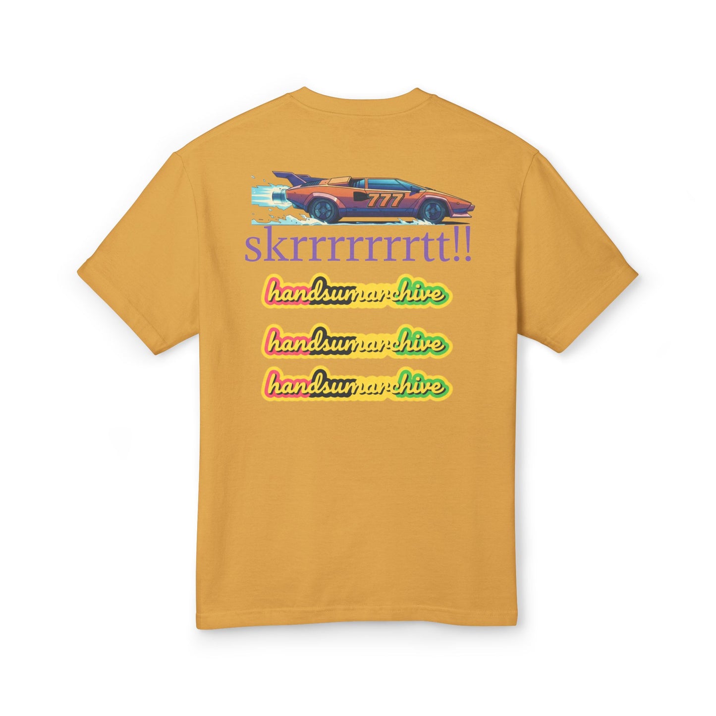 Handsum Bull Tee | Retro Racing Car skrrrrrtt!! Tee