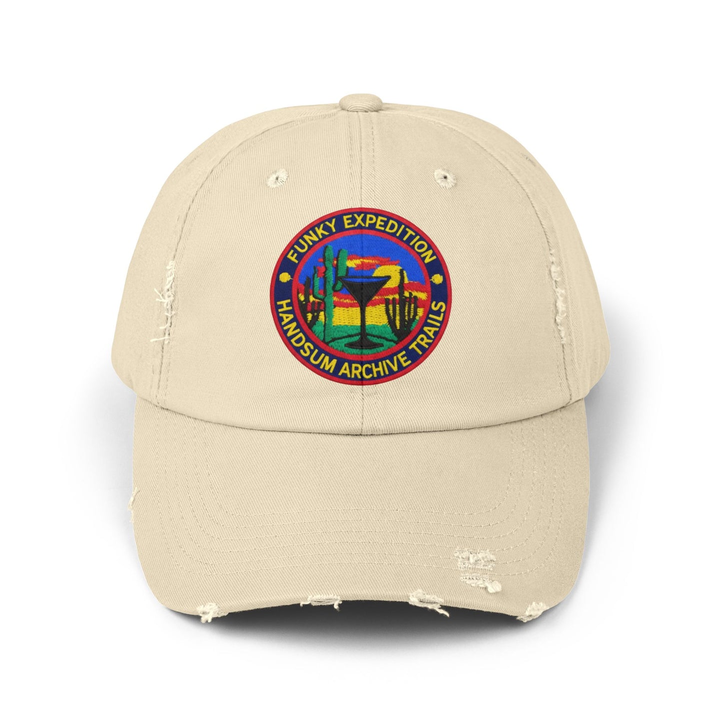 Handsum Expedition Vintage Hat | Distressed Black Hat