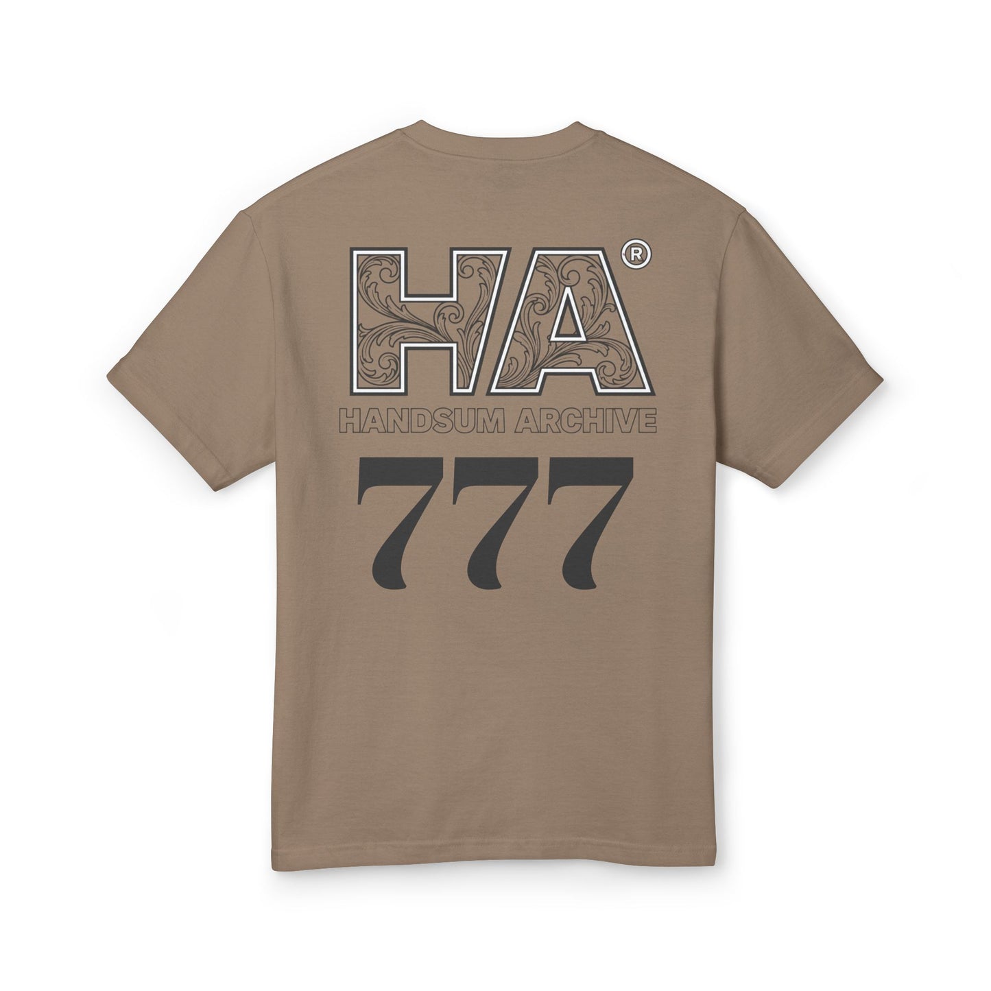 Handsum Brains Graphic Tee — Vintage Cocktail Lightning Design