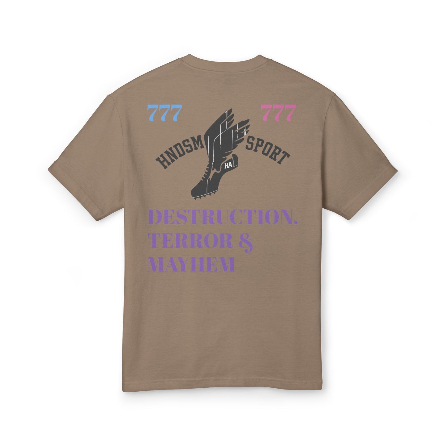 HANDSUM Destruction Graphic Tee — Japanese Logo Streetwear