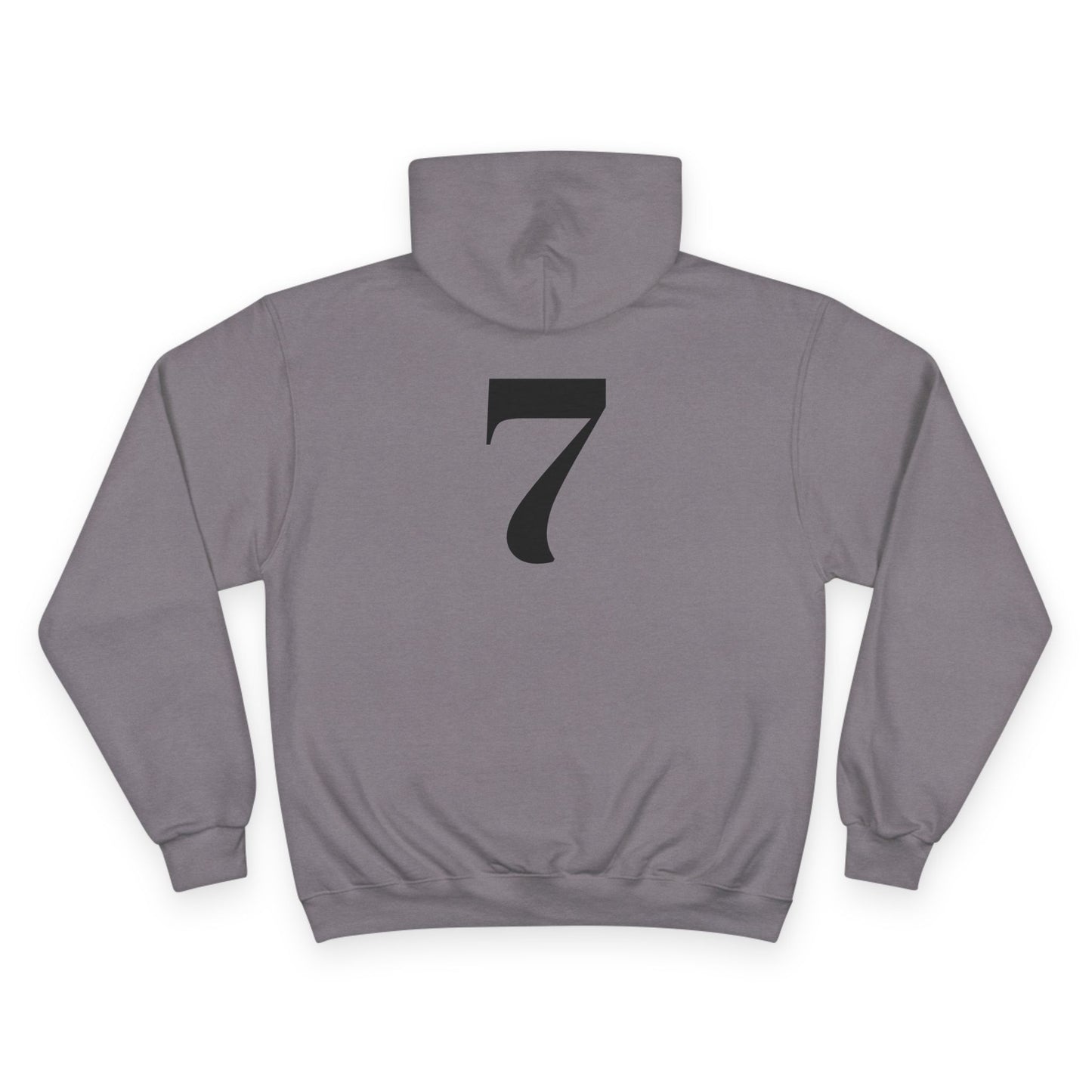 Grateful Bear Champion Hoodie | Number 7 Back Print