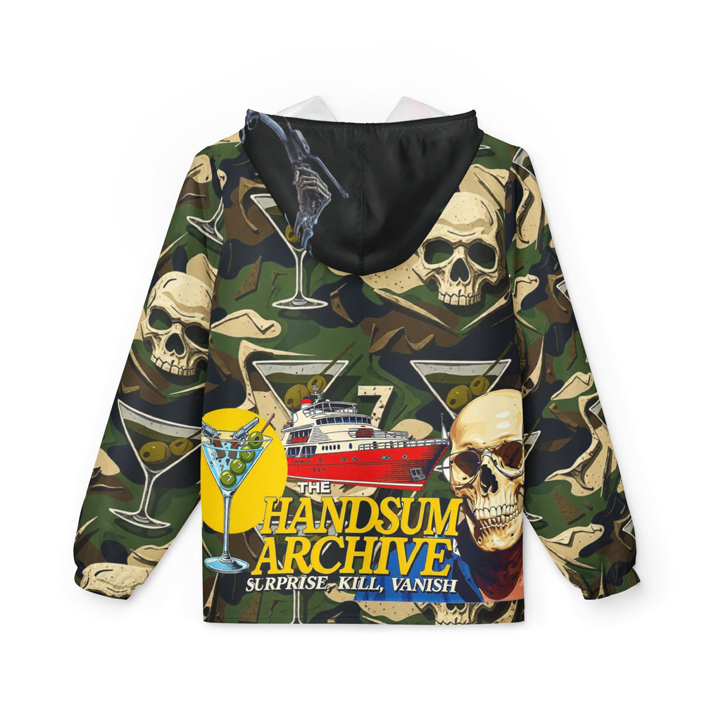 Handsum Camo Martini Windbreaker Jacket — The Handsum Archive Graphic