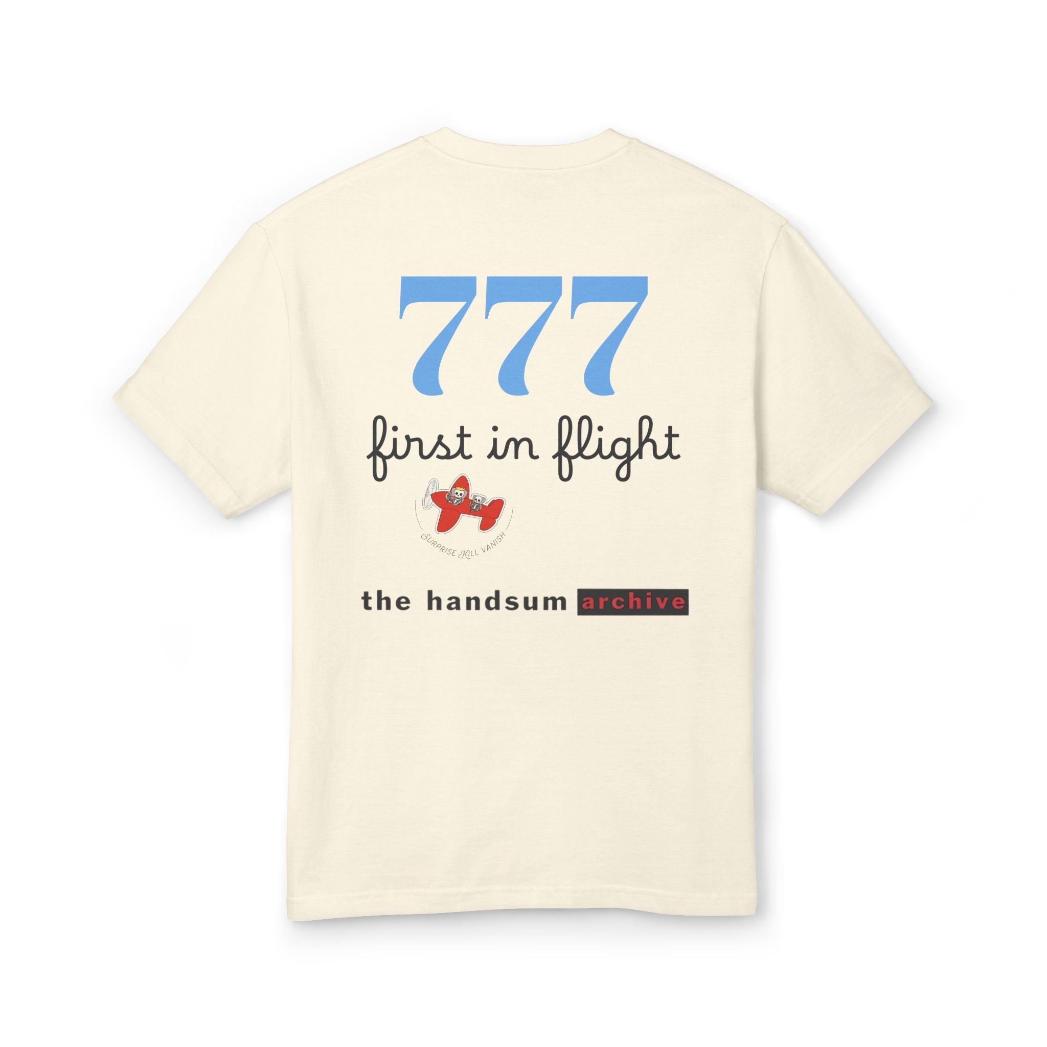 First in Flight "Handsum en Avión" Graphic Cotton T-Shirt $50