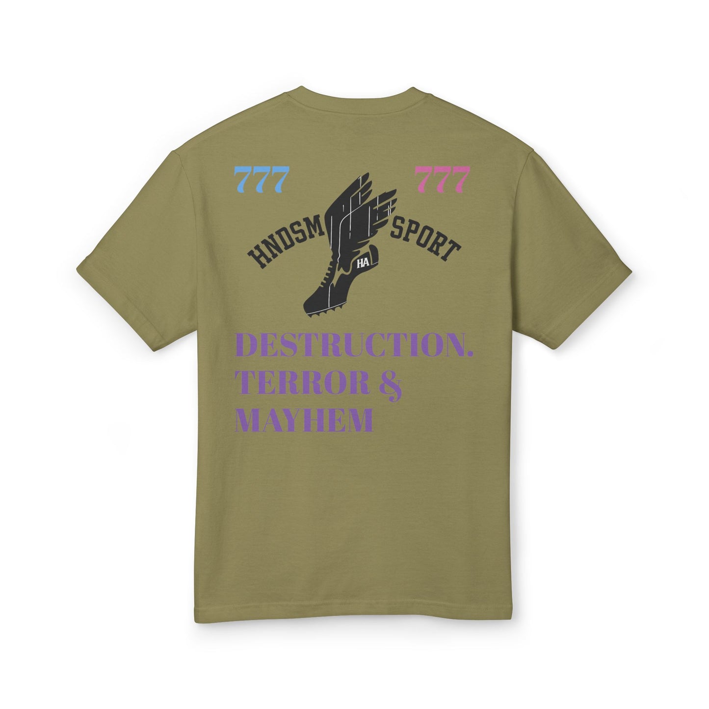 HANDSUM Destruction Graphic Tee — Japanese Logo Streetwear