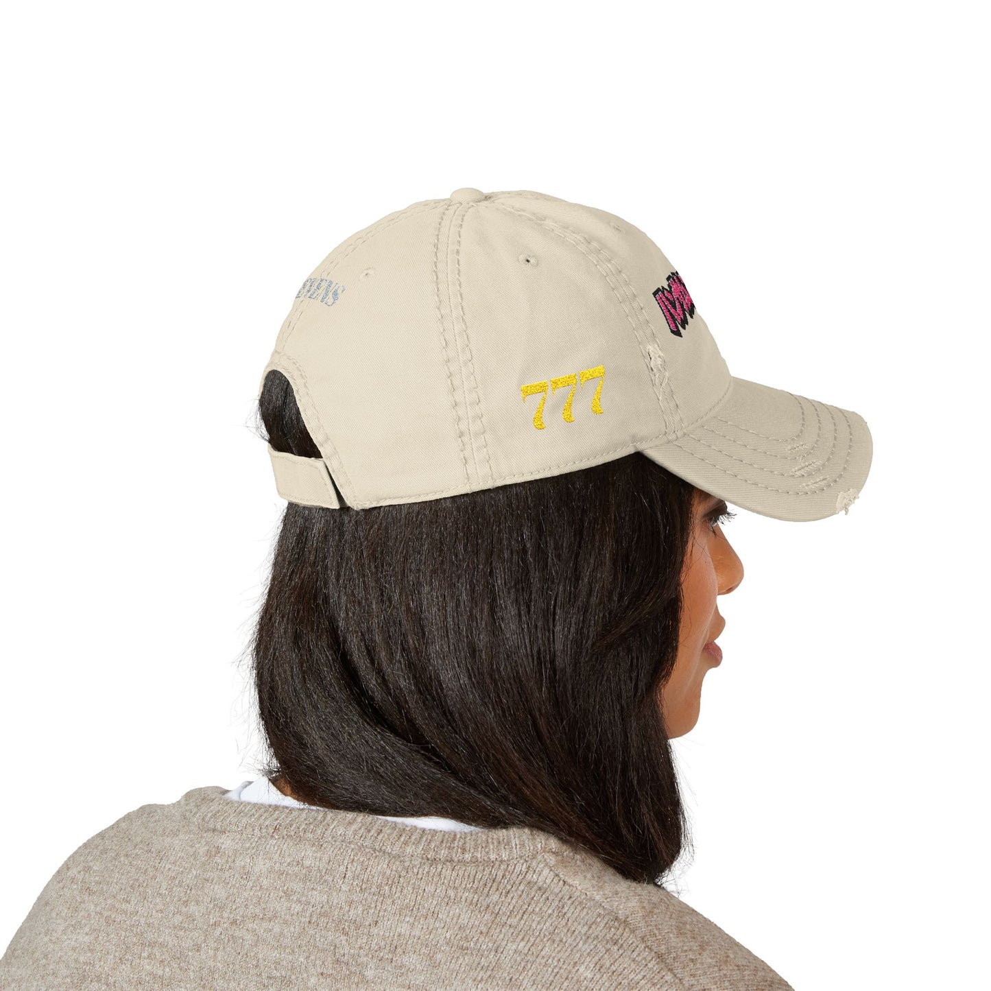 HANDSUM IN JAPAN Dad Hat — Japanese Script Front, “SEVENS” Back