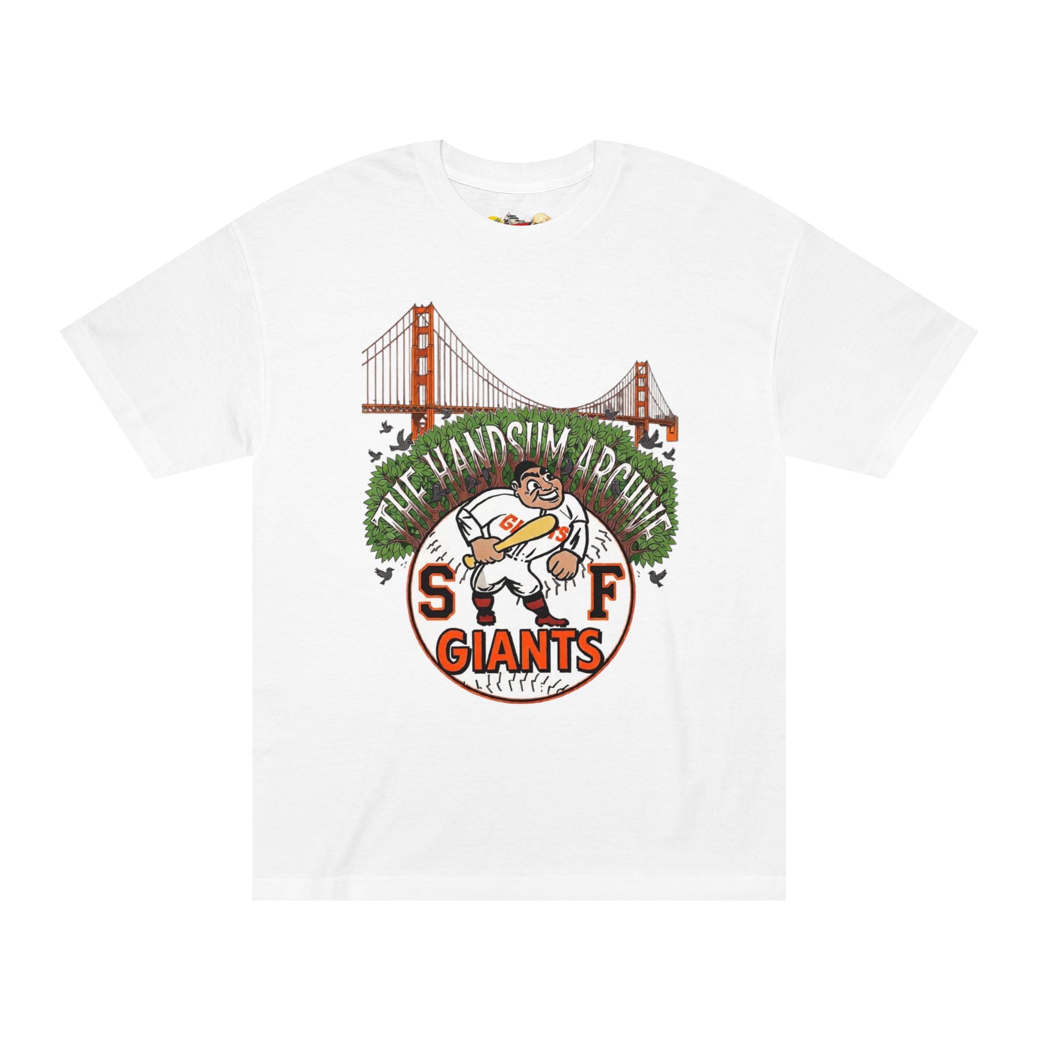 SF Giants Vintage Golden Gate Tee — "The Handsum Armer" Baseball Shirt (Le Master 10)
