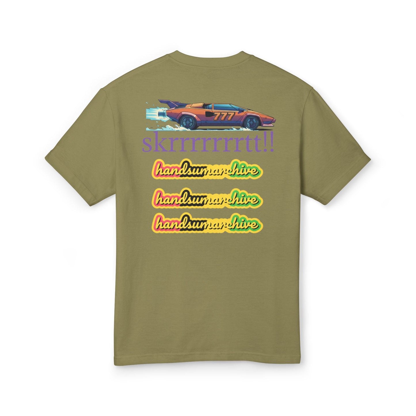 Handsum Bull Tee | Retro Racing Car skrrrrrtt!! Tee