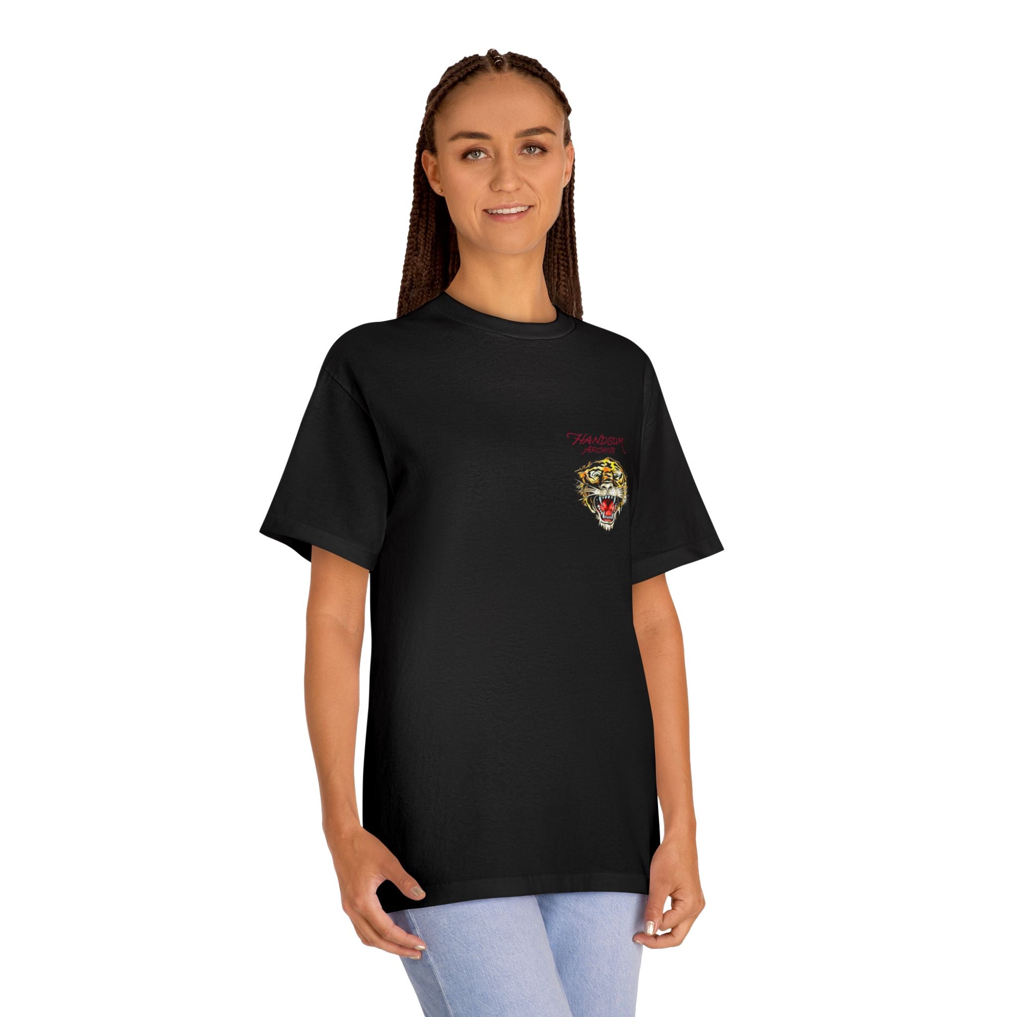 Salty Tiger Tee — “The Handsum Archive” Retro Logo T-Shirt