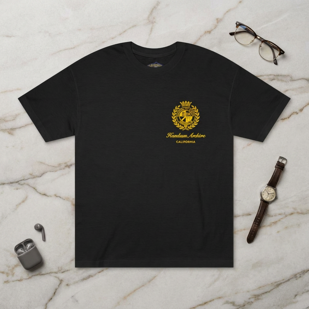 Salty Tiger Tee — “The Handsum Archive” Retro Logo T-Shirt