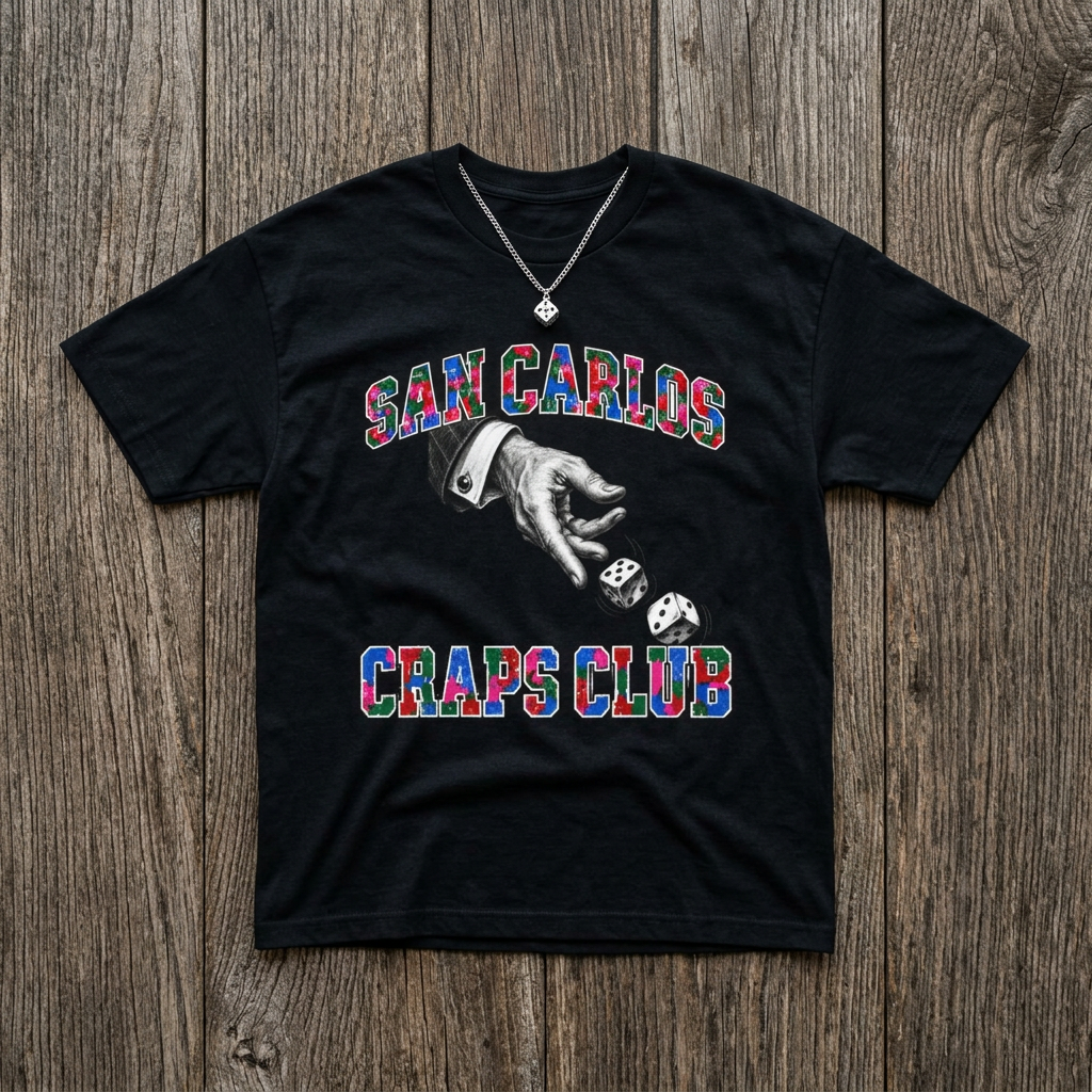 San Carlos Craps Club Tee — HANDSUM SPORT