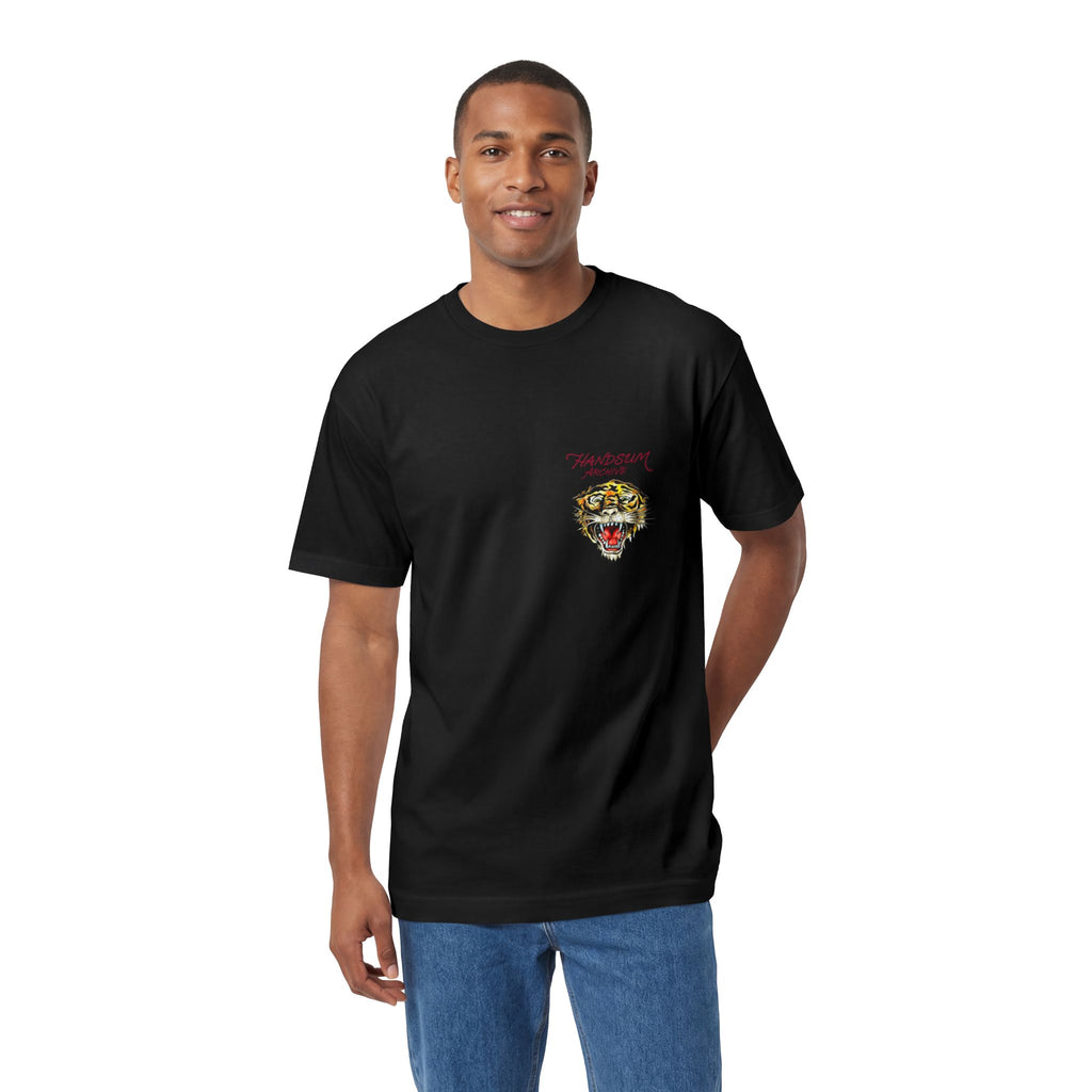 Salty Tiger Tee — “The Handsum Archive” Retro Logo T-Shirt