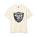 Faded cream T-shirt with large centered "THE HANDSUM ARCHIVE" graphic
