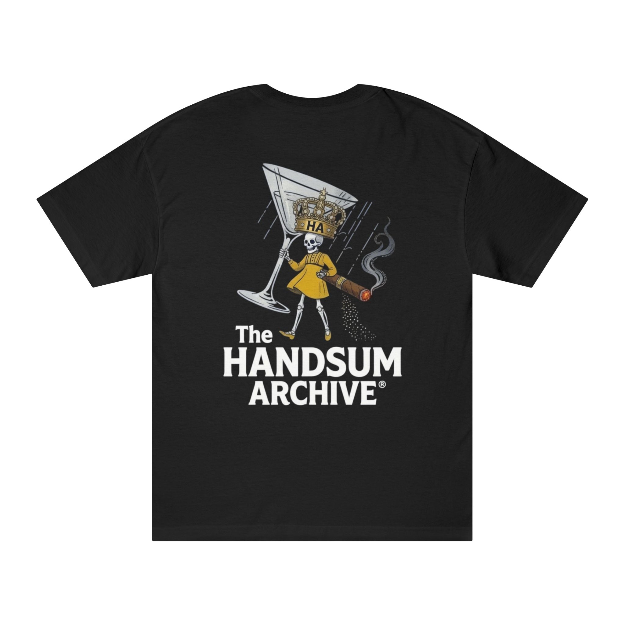 Salty Tiger Tee — “The Handsum Archive” Retro Logo T-Shirt