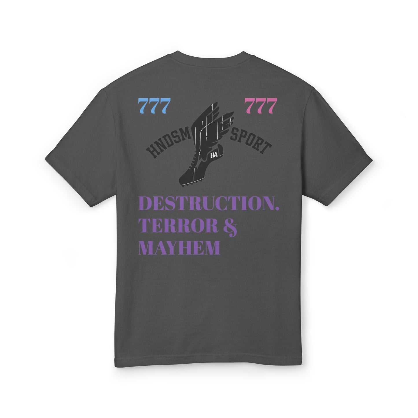 HANDSUM Destruction Graphic Tee — Japanese Logo Streetwear