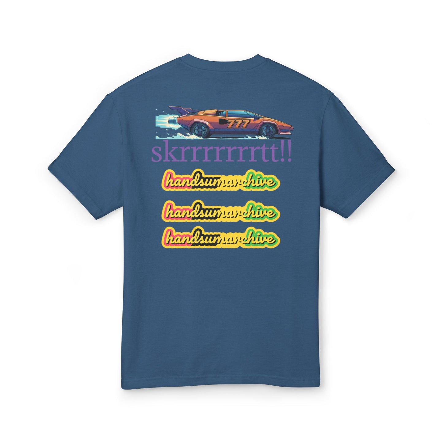 Handsum Bull Tee | Retro Racing Car skrrrrrtt!! Tee