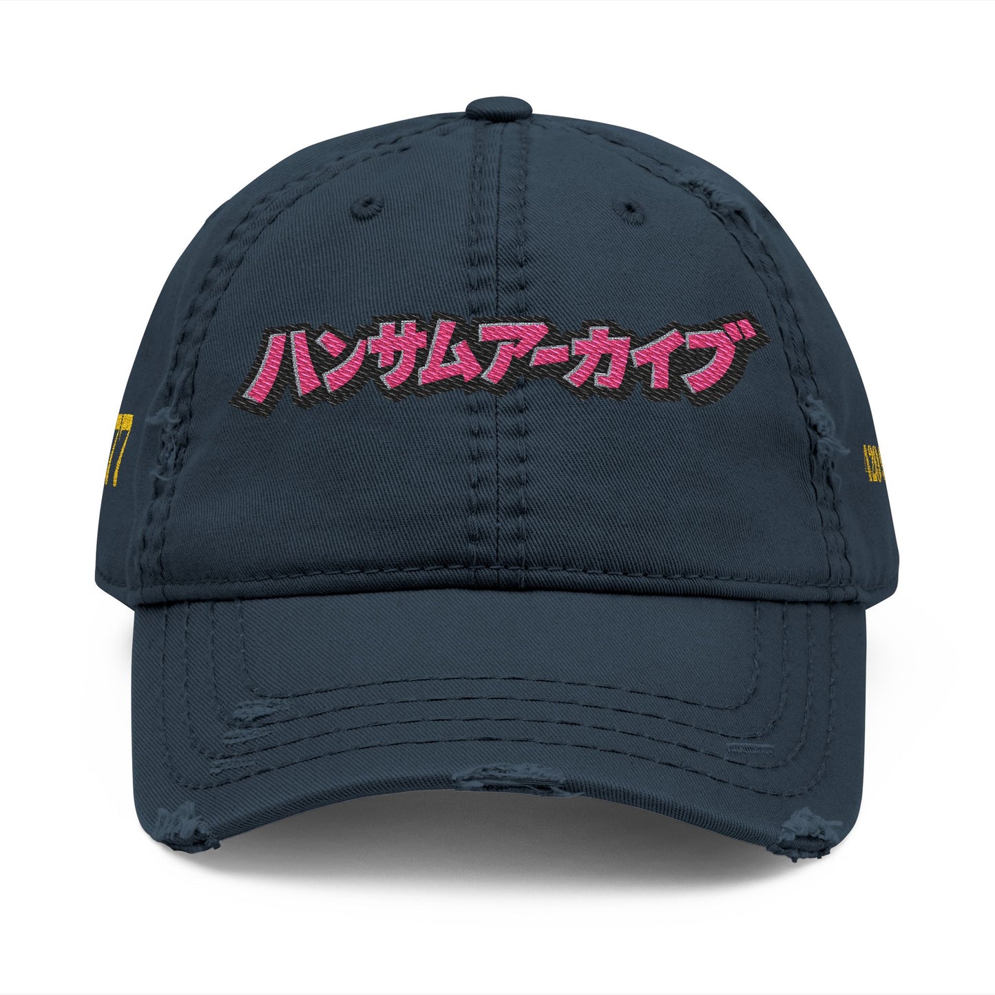 HANDSUM IN JAPAN Dad Hat — Japanese Script Front, “SEVENS” Back