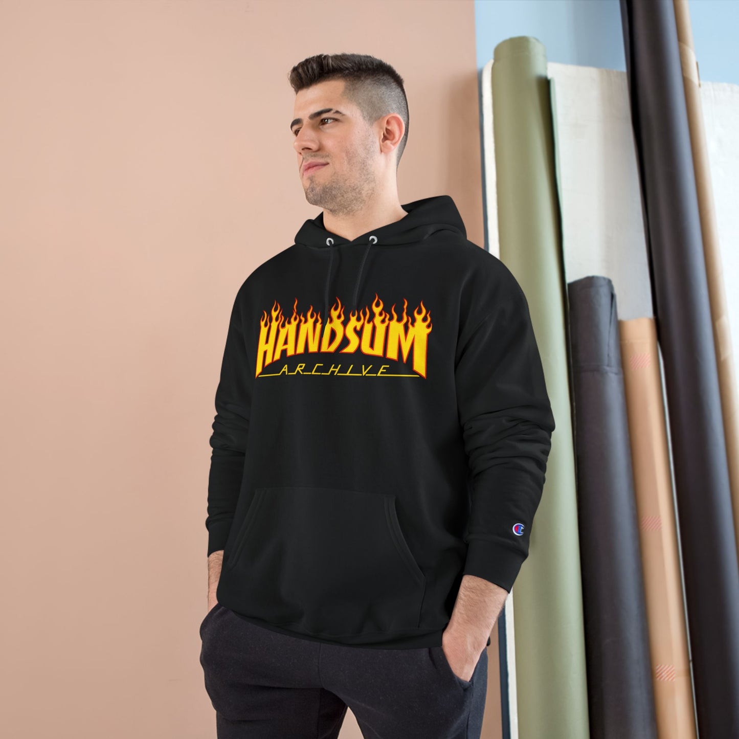 HANDSUM SK8 Hoodie | Retro Japanese Kart Racing Back Print