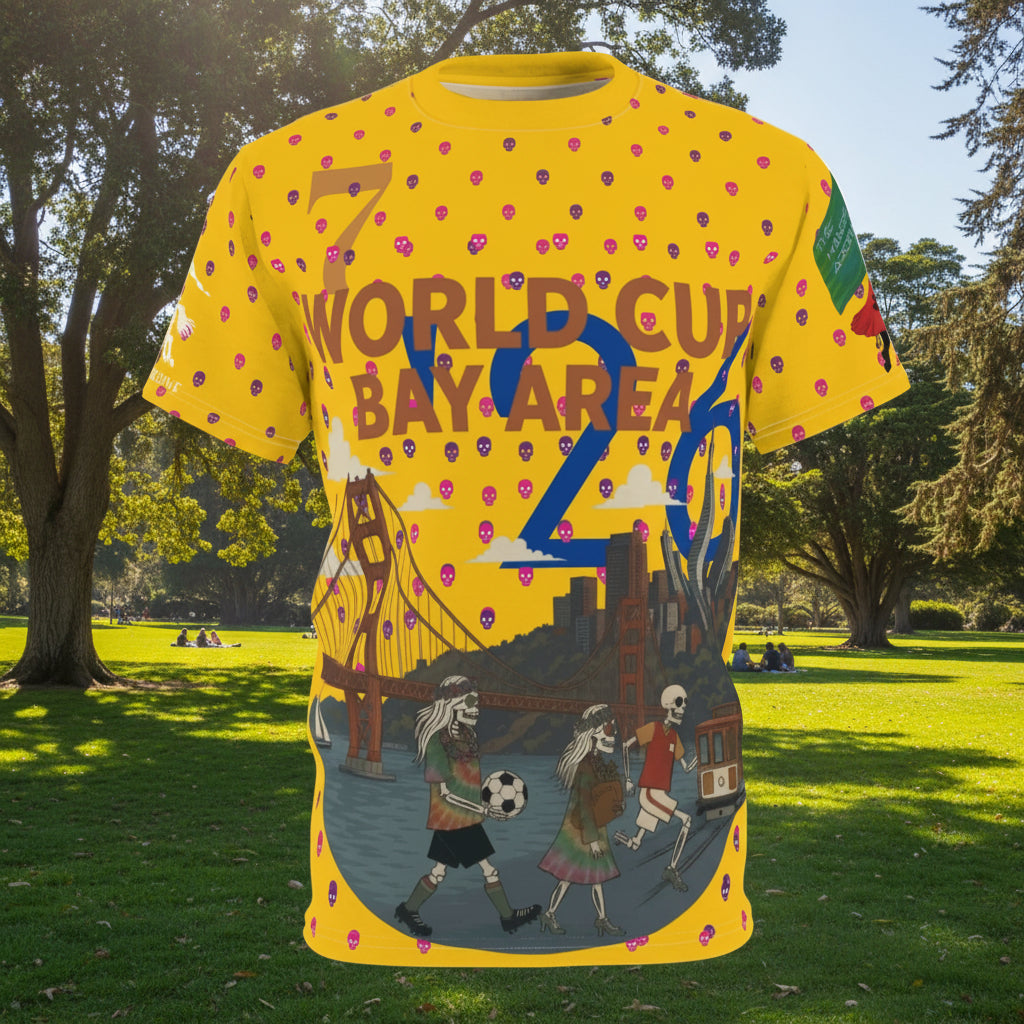 Bay Area World Cup 26 Tee — Golden Gate Soccer Graphic Shirt