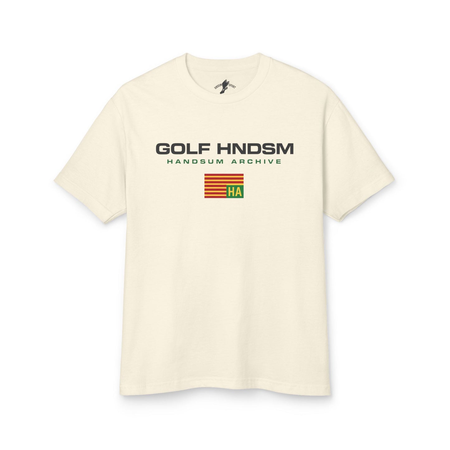 GOLF HNDSM Archive Logo Tee | Polo Players Back Print T-Shirt