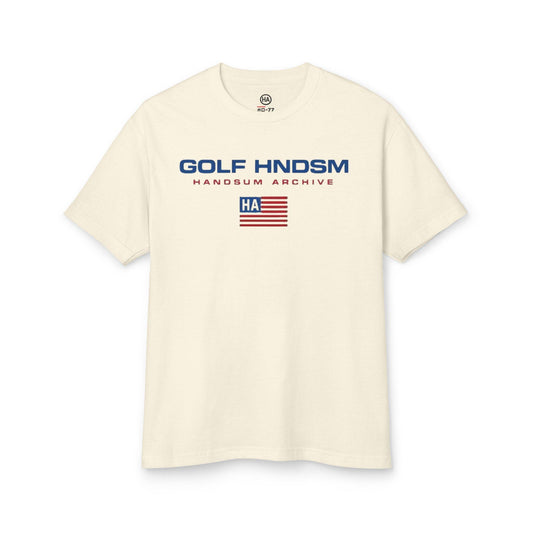 HANDSUM SPORT GOLF tee| Golf ball design, Americana flag detail