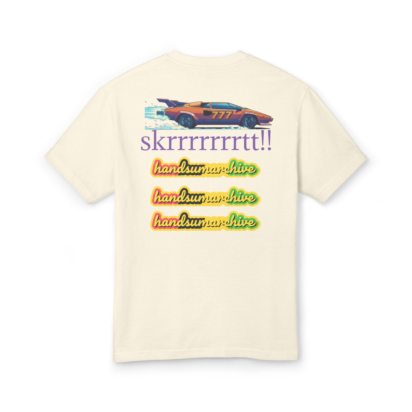 Handsum Bull Tee | Retro Racing Car skrrrrrtt!! Tee