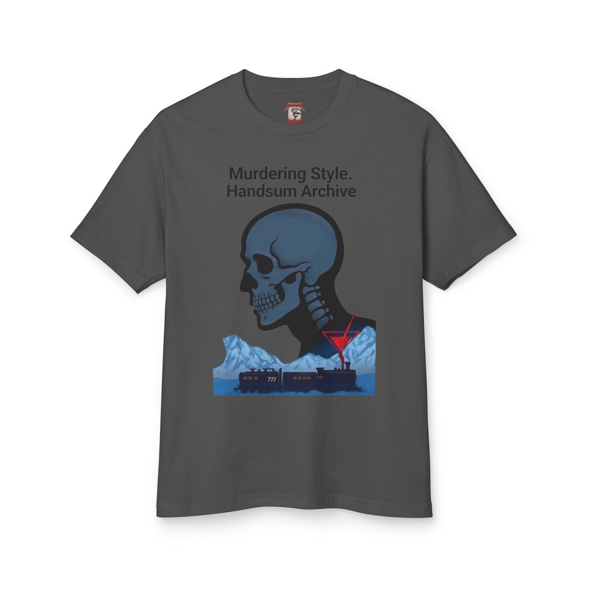 Handsum Murder 777 Graphic Tee — "Murdering Style. Handsum Archive"