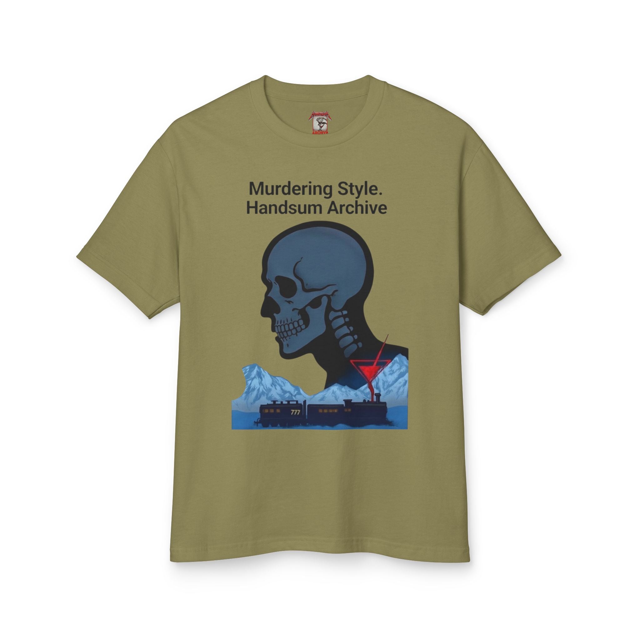 Handsum Murder 777 Graphic Tee — "Murdering Style. Handsum Archive"