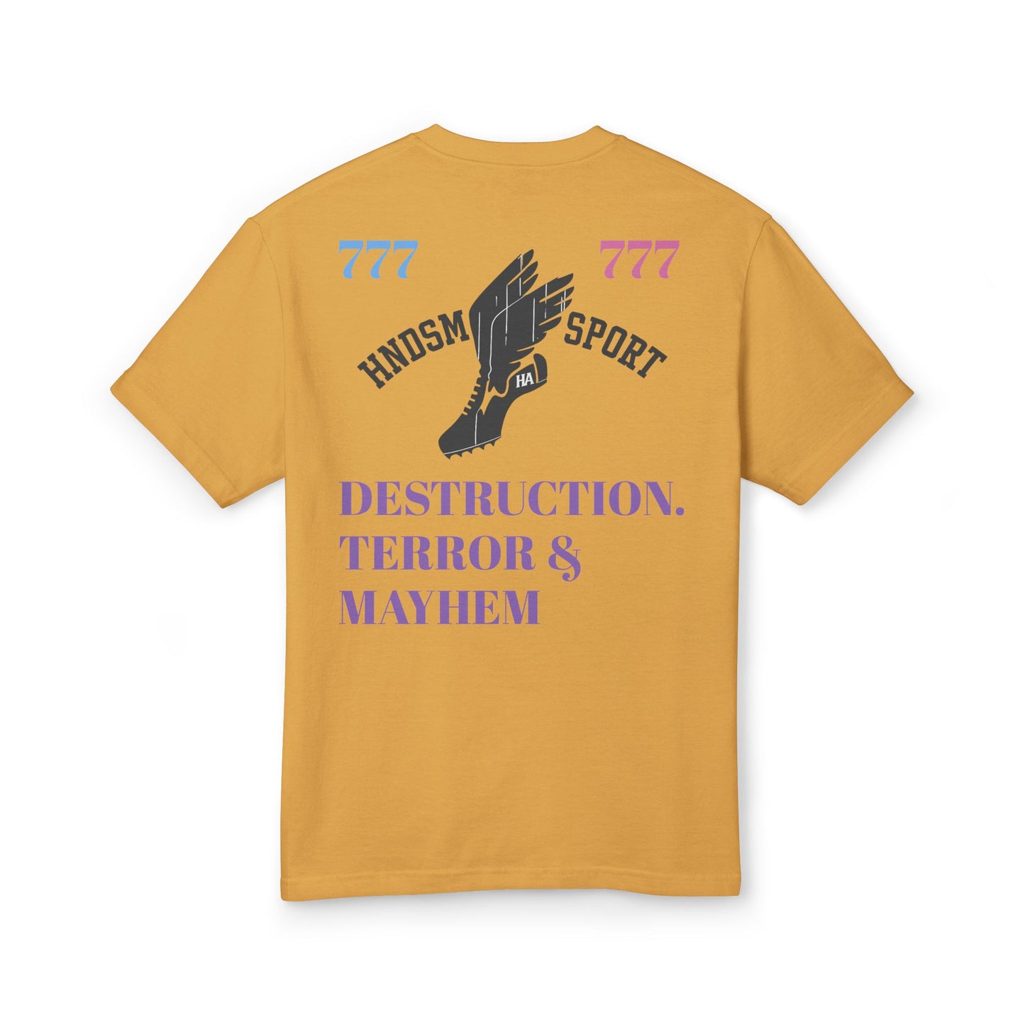 HANDSUM Destruction Graphic Tee — Japanese Logo Streetwear