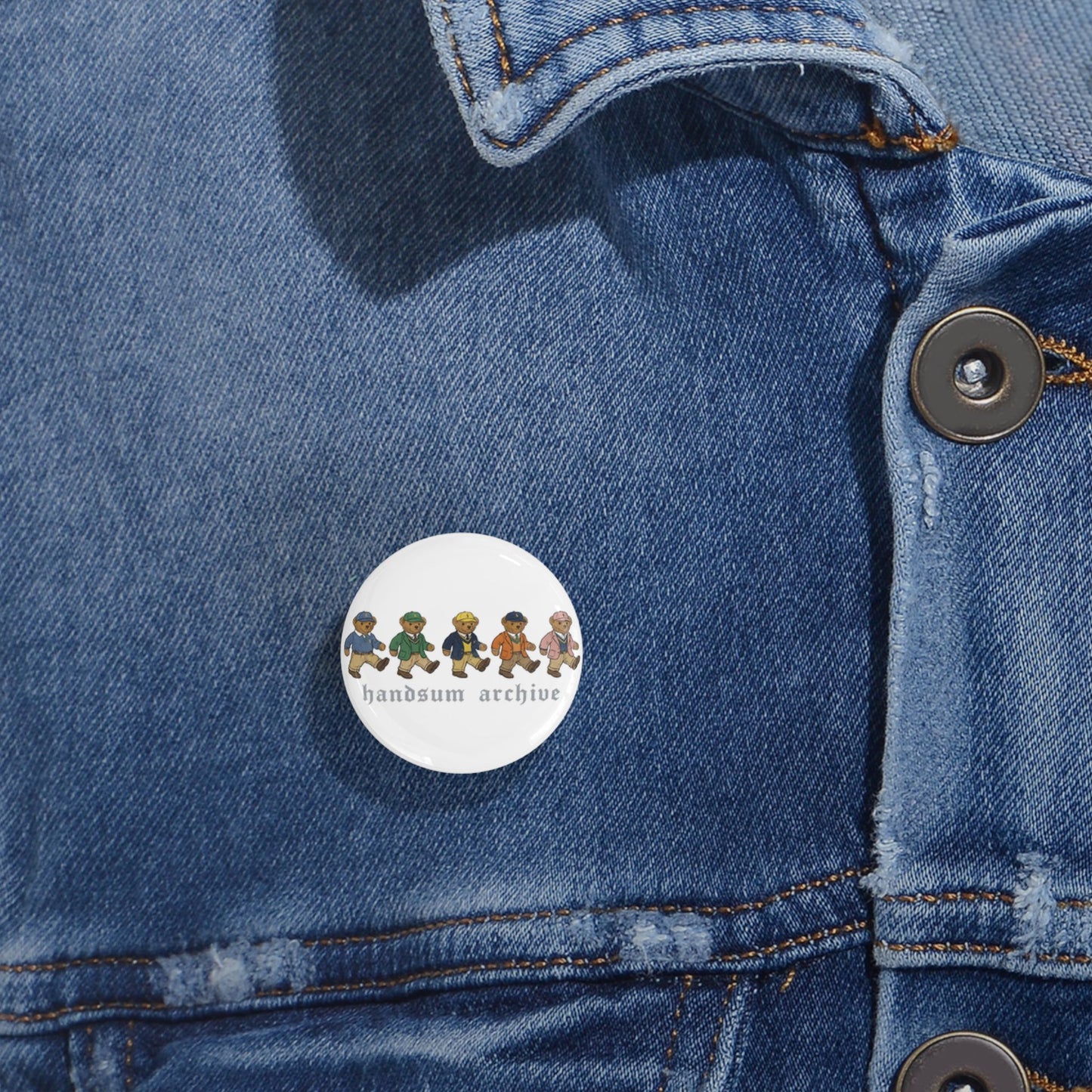 Vintage Toy Soldiers Round Pins | Handsum Archive button badge