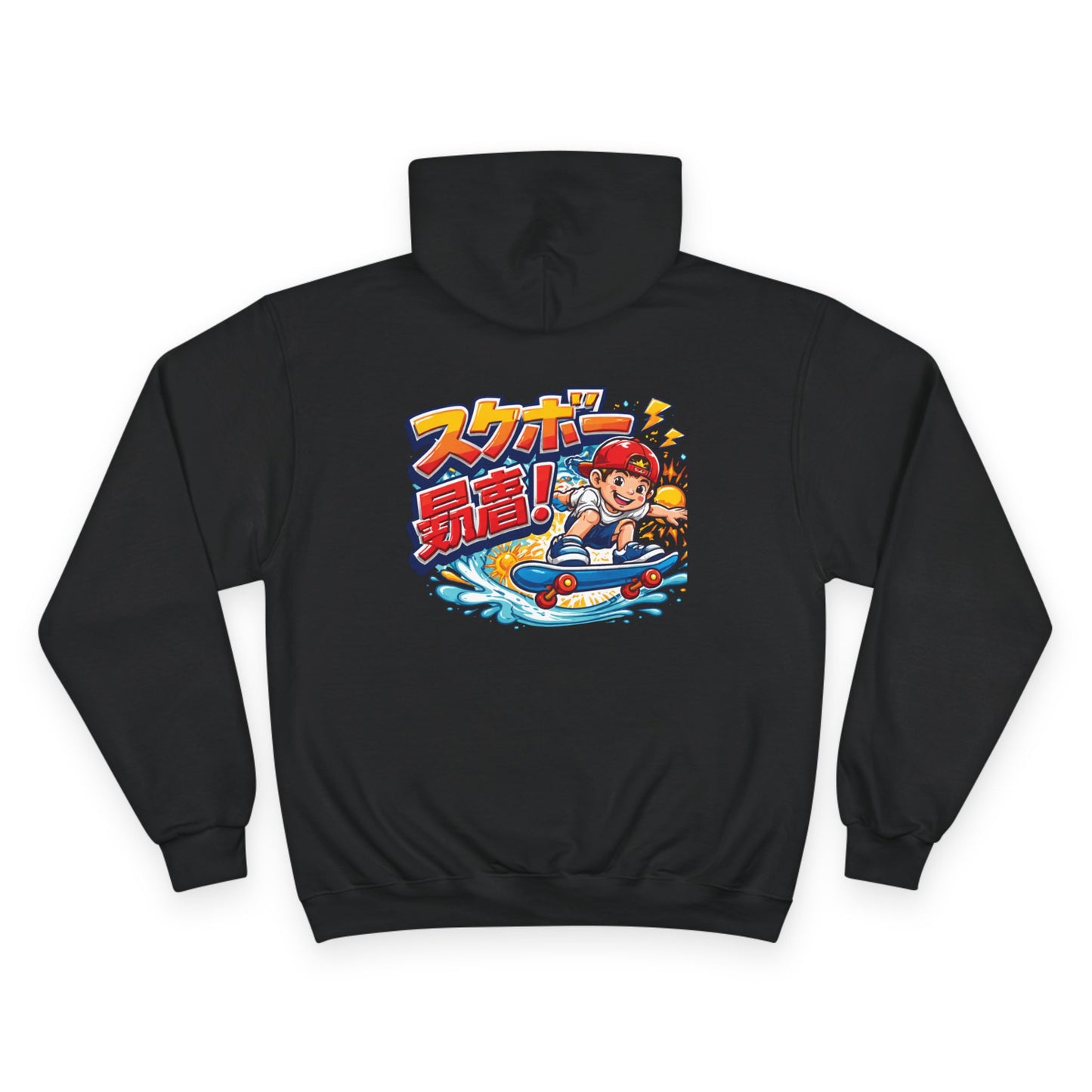 HANDSUM SK8 Hoodie | Retro Japanese Kart Racing Back Print