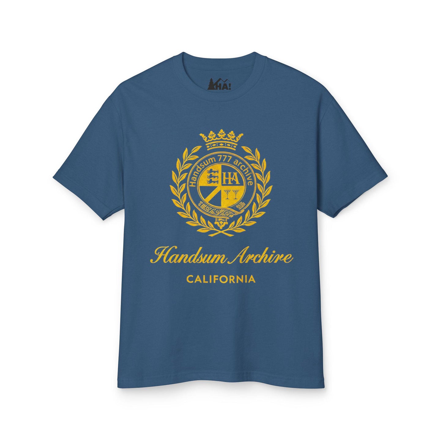 Handsum Archive California Crest T-Shirt | Number 7 Back Print