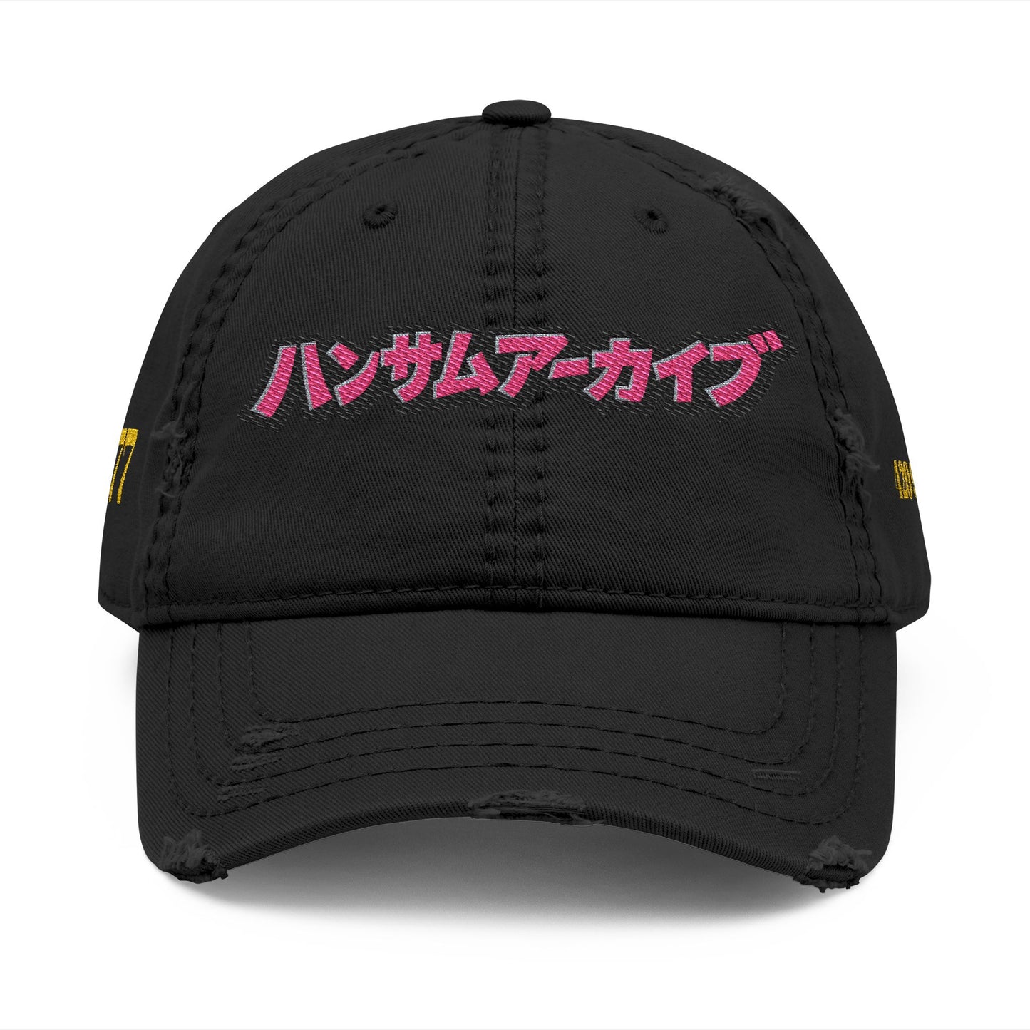 HANDSUM IN JAPAN Dad Hat — Japanese Script Front, “SEVENS” Back