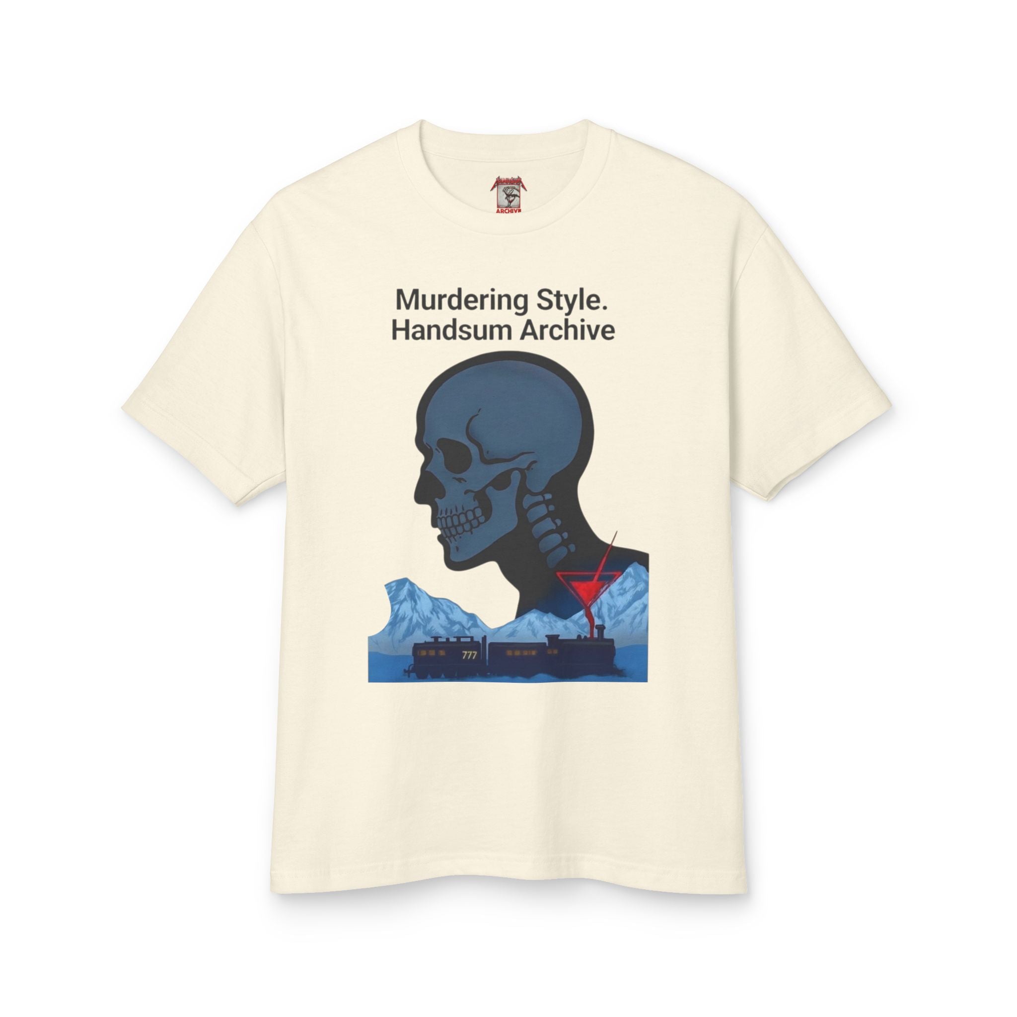 Handsum Murder 777 Graphic Tee — "Murdering Style. Handsum Archive"