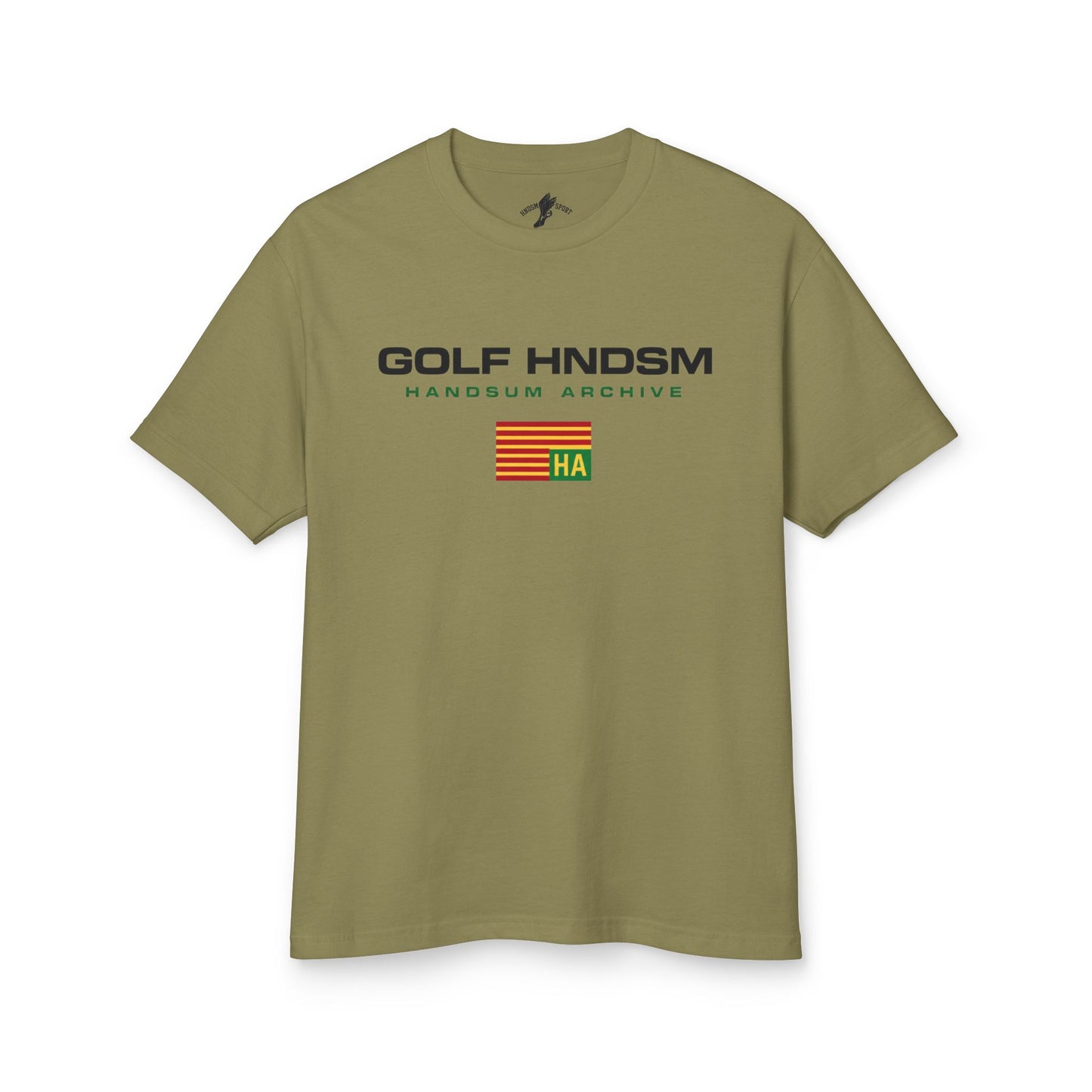 GOLF HNDSM Archive Logo Tee | Polo Players Back Print T-Shirt