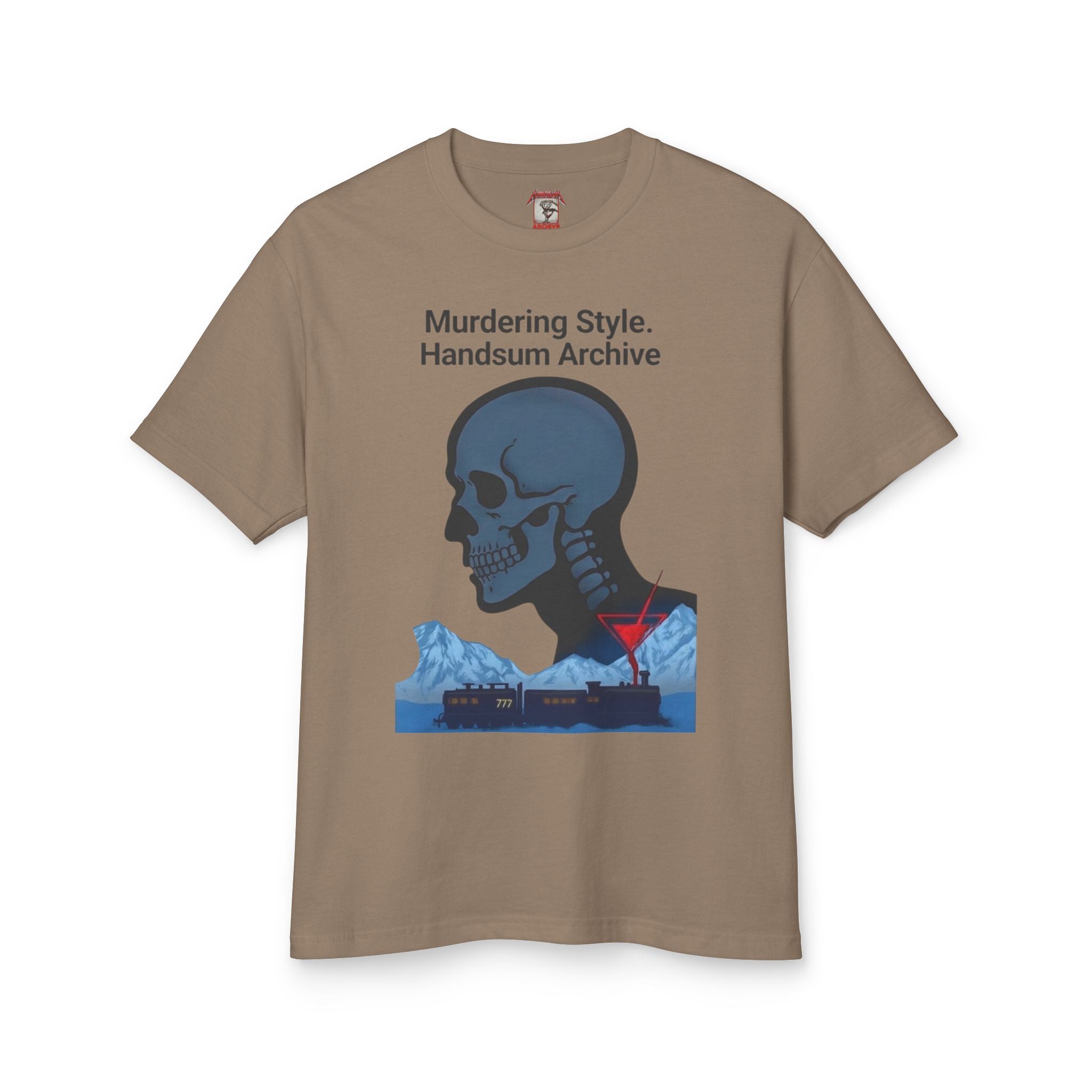Handsum Murder 777 Graphic Tee — "Murdering Style. Handsum Archive"