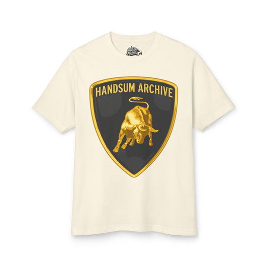 Handsum Bull Tee | Retro Racing Car skrrrrrtt!! Tee