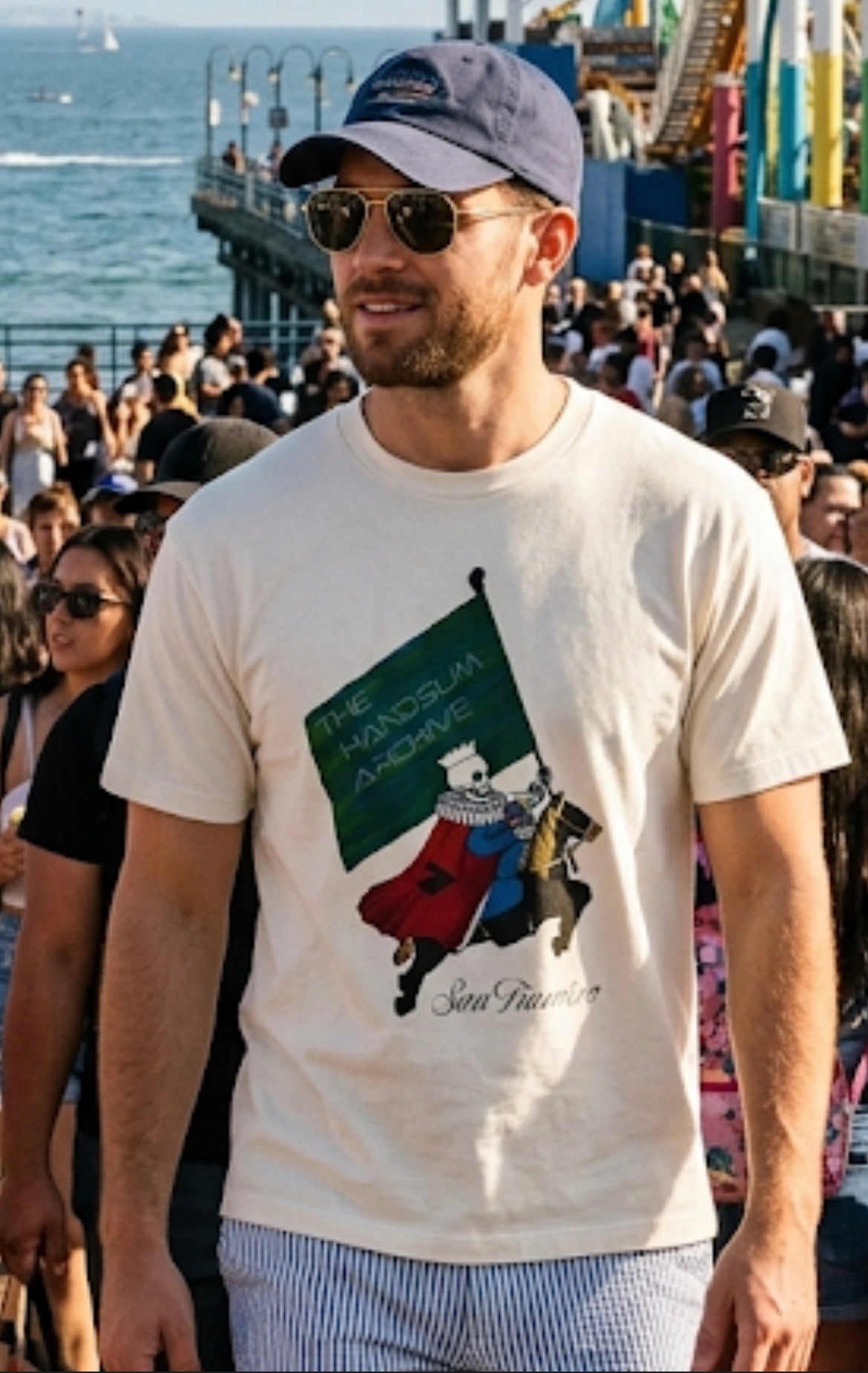 San Francisco Skeleton Knight Banner Tee ($45)