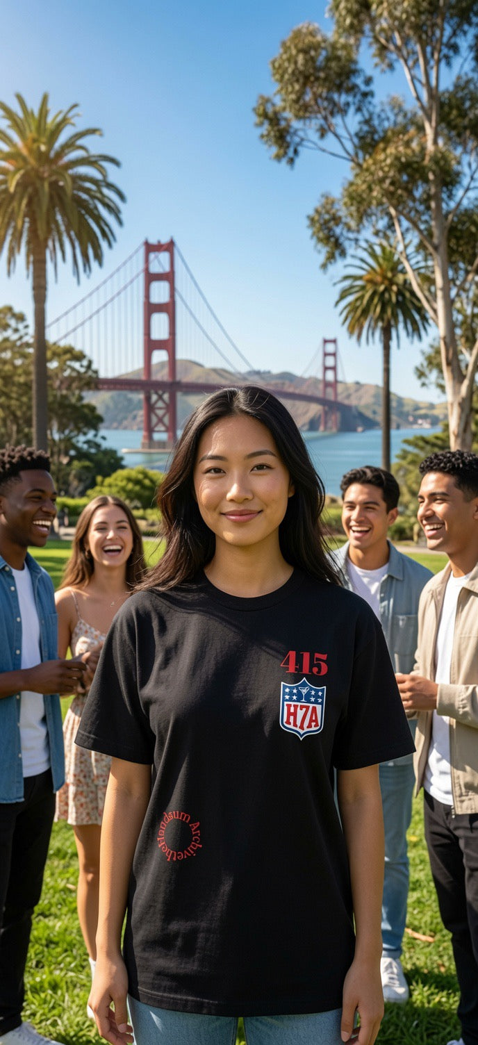 The 'Sco Tee – 415 H7A San Francisco Retro Mascot T‑Shirt