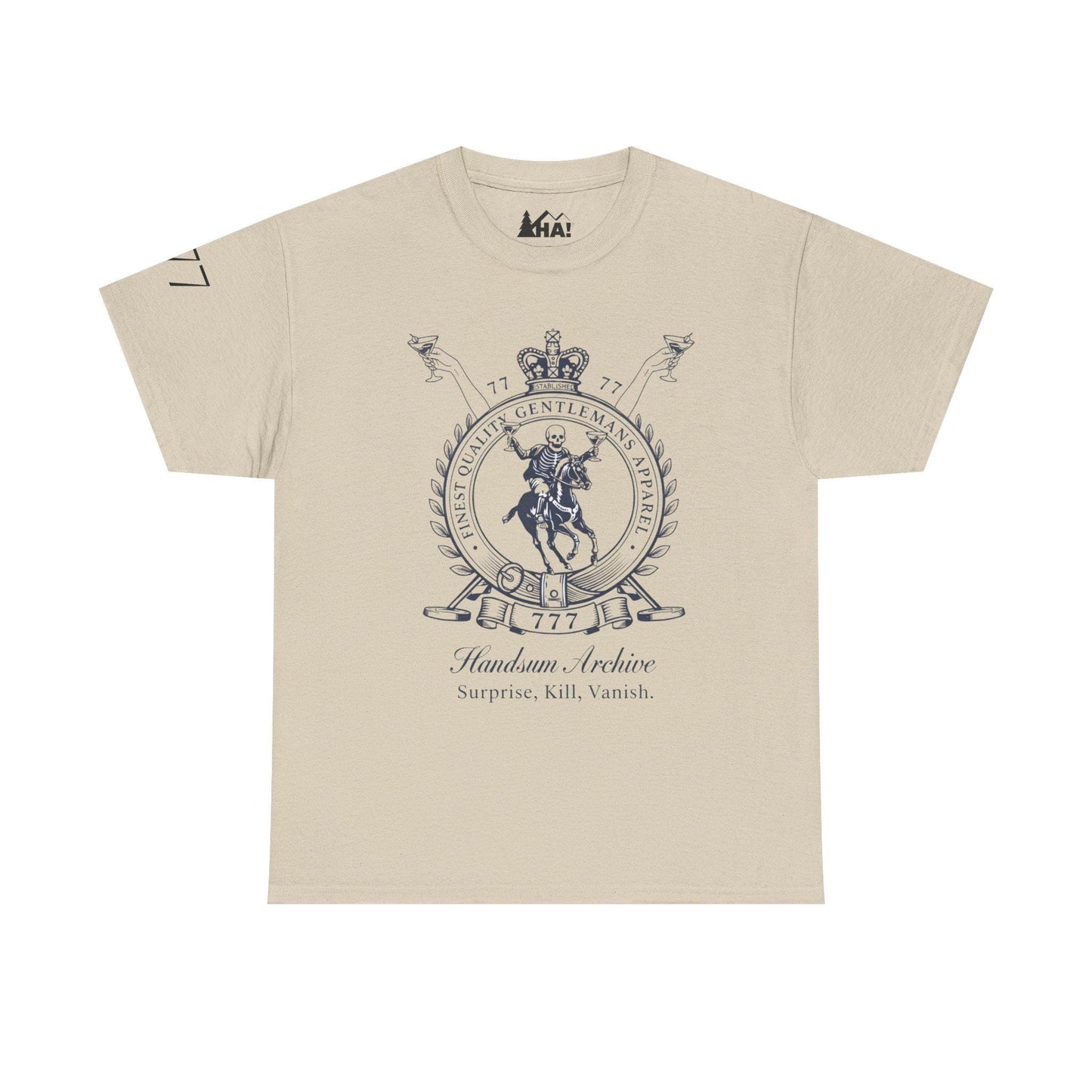 HANDSUM RIDER Crest Tee | Japanese Polo Back Print