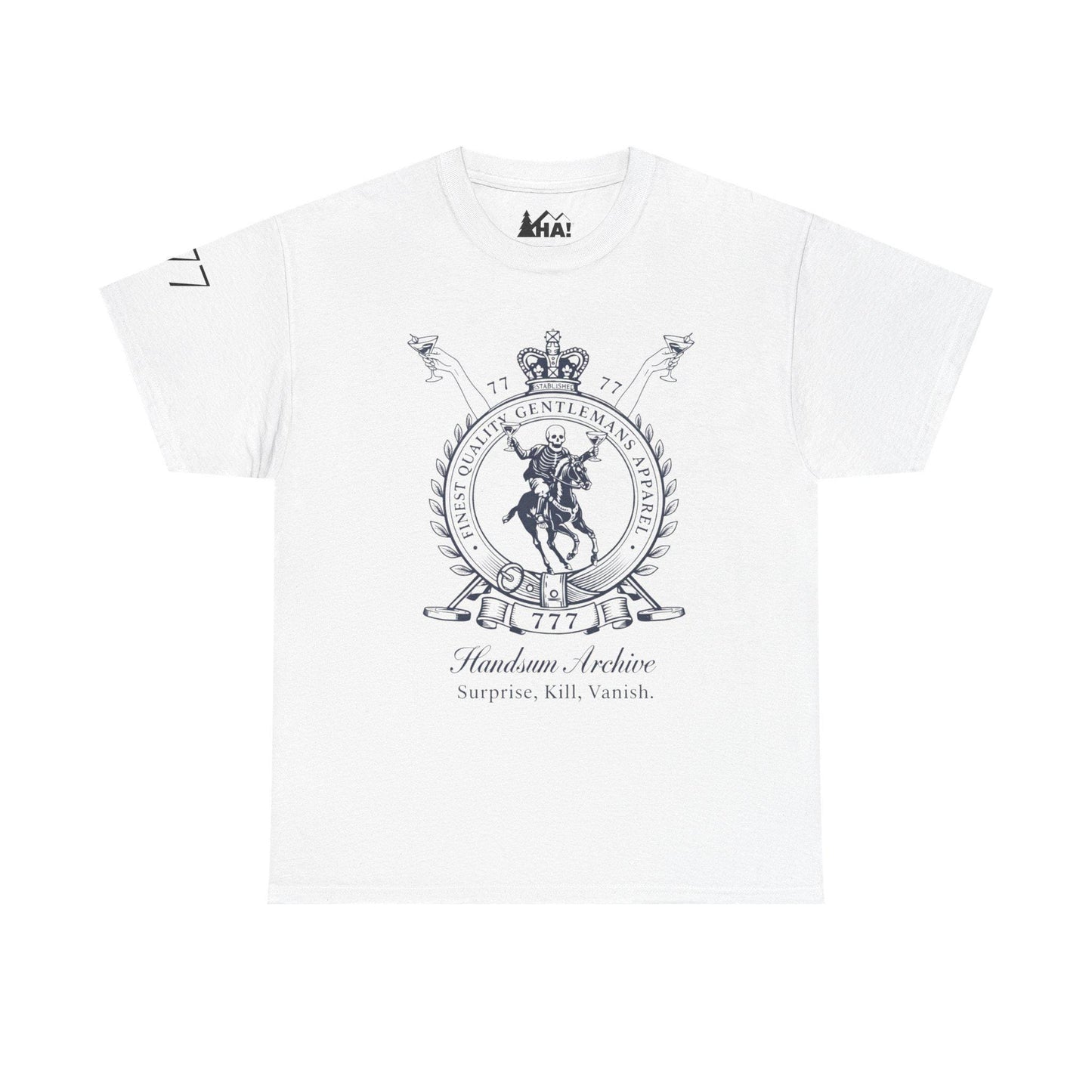 HANDSUM RIDER Crest Tee | Japanese Polo Back Print