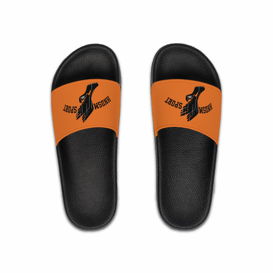 HANDSUM SPORTS Slide Sandals | Orange Strap